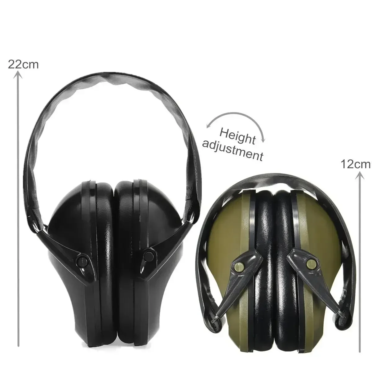 Anti-noise Ear Protector Ear Muff Hearing Protection Soundproof for Shooting Earmuffs Earphone Noise Redution Workplace Safety