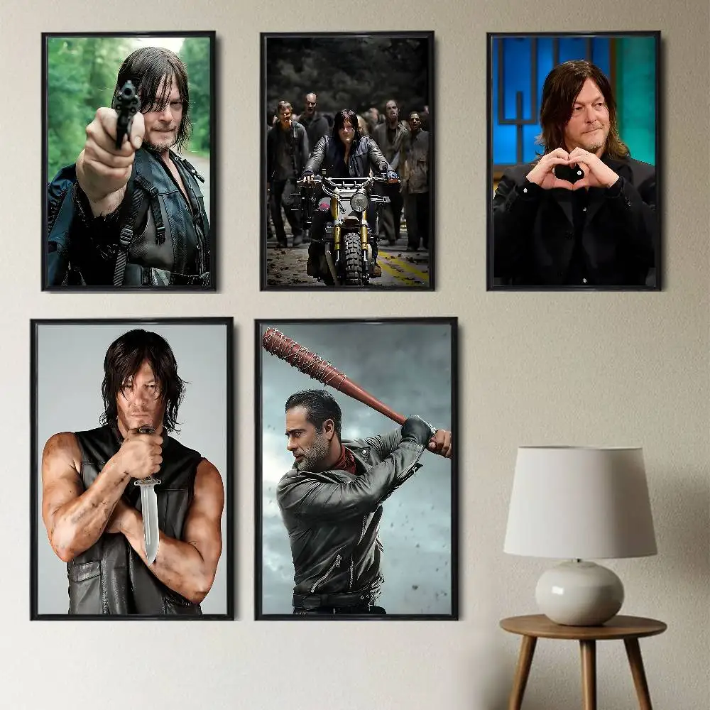 

Norman Reedus Daryl Dixon Walking Dead Poster Paper Print Home Living Room Bedroom Entrance Bar Cafe Art Painting Decoration