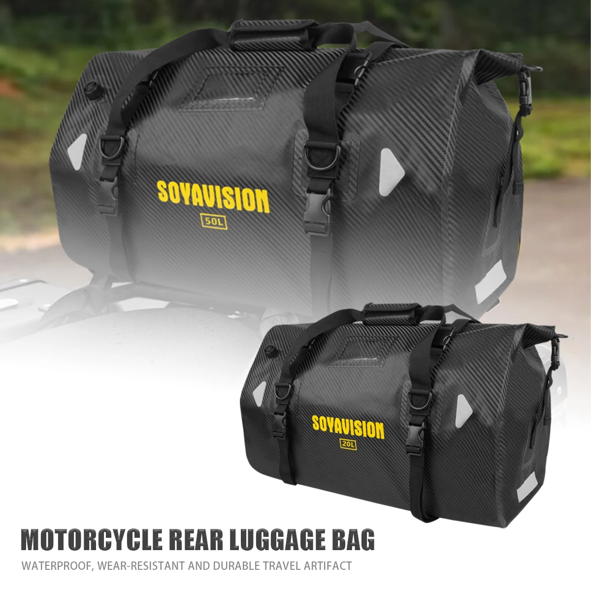 Motorcycle Bag Outdoor PVC Dry Sack Bag Waterproof  20L 50/70L 100L, Shoulder, Bag, Diving, Swimming, Hiking Driving Travel Kits