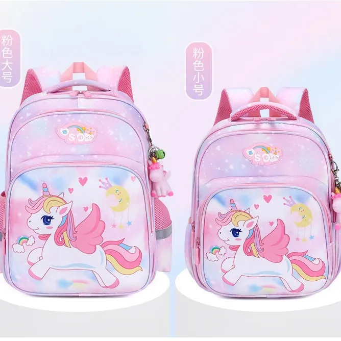 2025 Kleuterschool Boekentas Eenhoorn Rugzak Voor Meisjes Cartoon Roze Prinses Schooltassen Kinderen Boekentassen Mochila Infantil Escolar