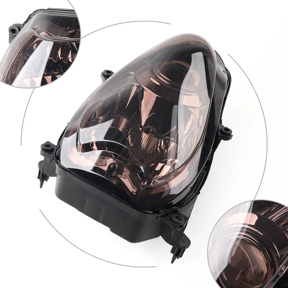 Motorcycle Smoke Front Headlight Headlamp Assembly For Suzuki Hayabusa GSXR1300 GSX1300R 1999-2001 2002 2003 2004 2005 2006 2007