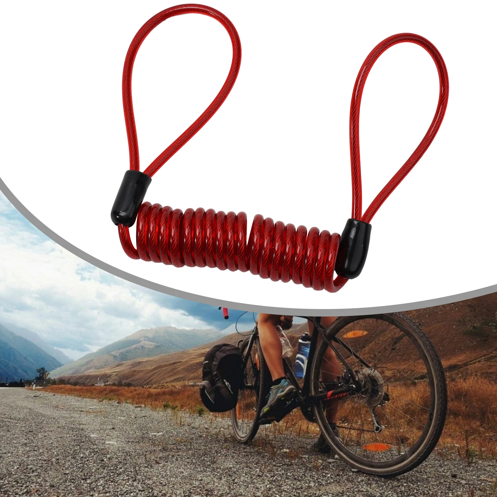 Garden Indoor Office Spring Cord Replacement Waterproof PVC + Steel Wire 1 Pc 145cm 35G Accessories Disc Brake