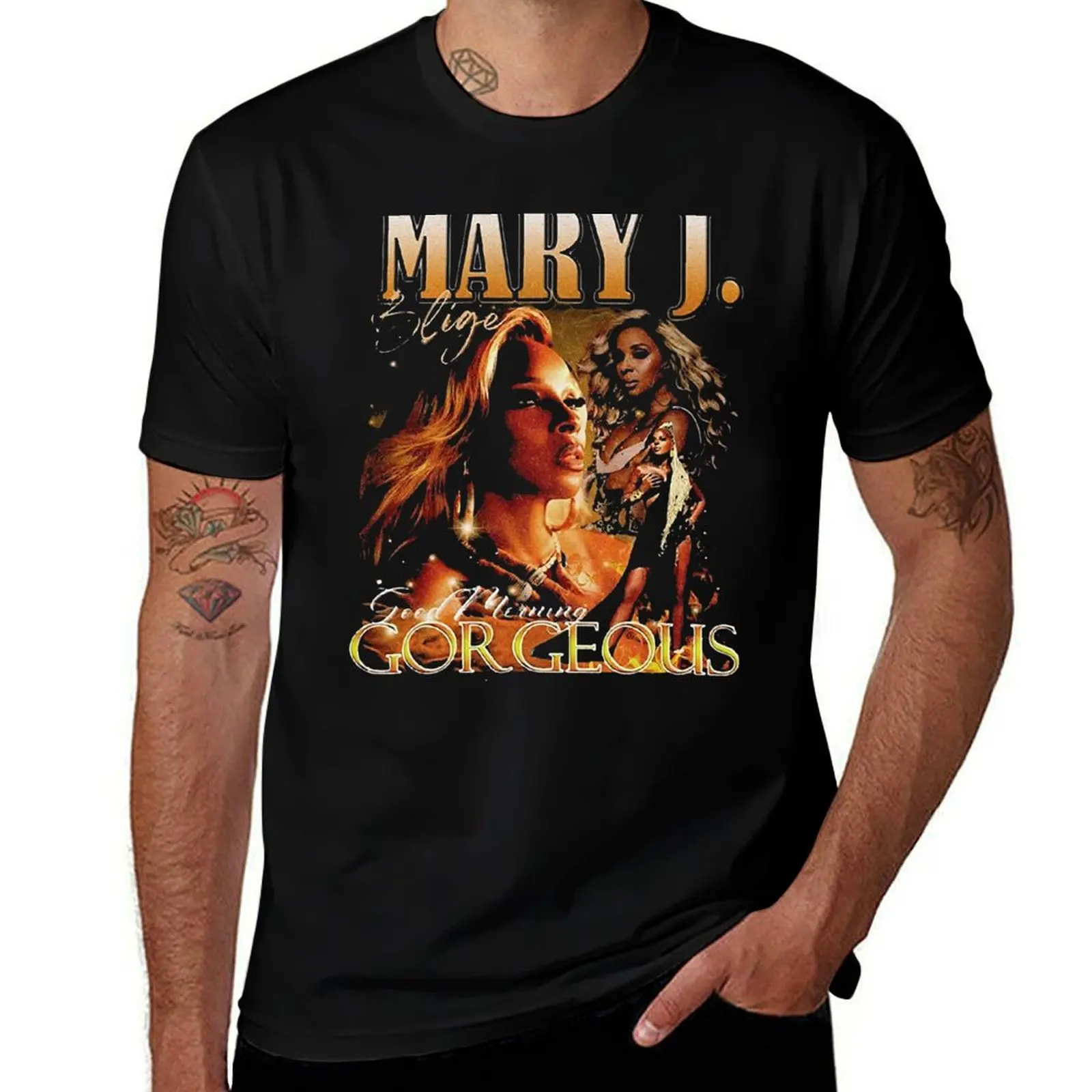 

Good.Morning=.Gorgeous.= 2022 Tour, Mary.J.Bli#ge Tour T-Shirt summer 2025 cotton man t-shirts sublime men graphic t shirts