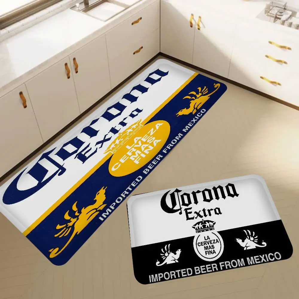 C-Corona E-Extra Beer Room Mats Cheaper Anti-slip Modern Living Room Balcony Printed Welcome Rug