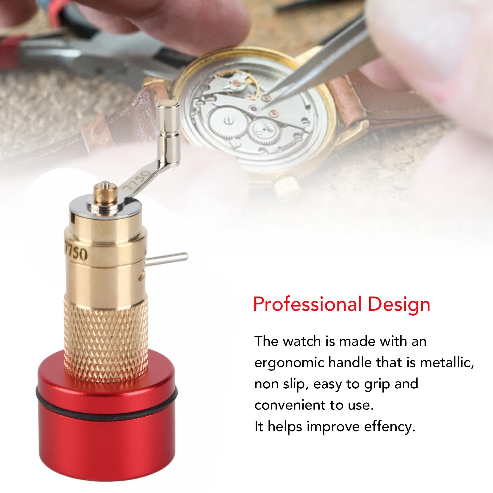 Mainspring Winder Set Brass Watch Repair Tool Wristwatch Repairing Kit DIY Watchmaker Tools Alloy Steel Watch Winding Tool