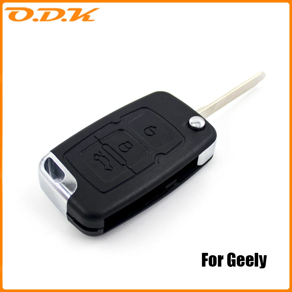 3 Button Car Remote Key Fob Shell Case For Geely Emgrand 7 EC7 EC715 EC718 Geely Emgrand 7-RV EC7-RV EC715-RV EC718-RV