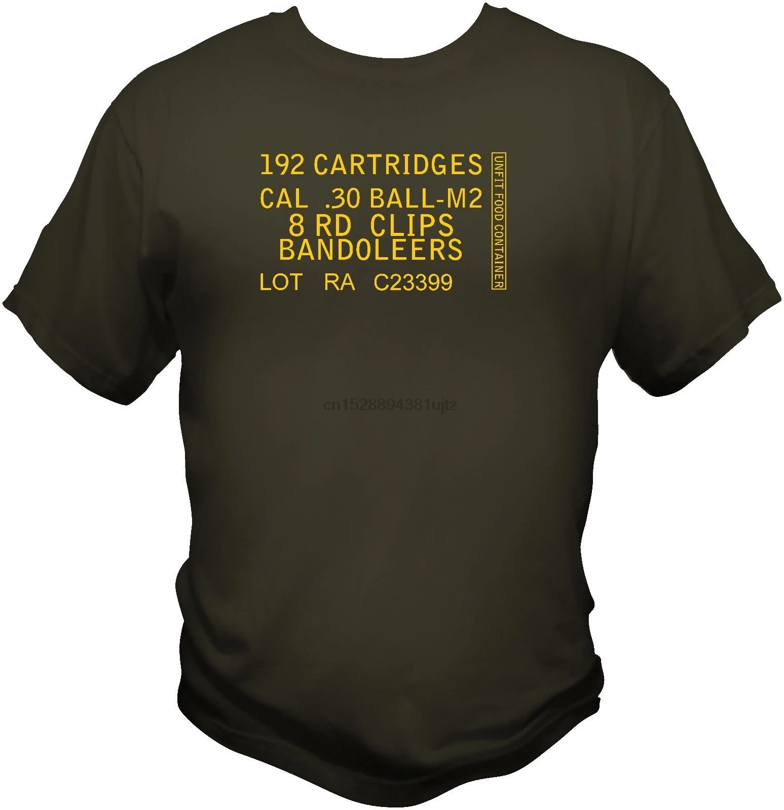 2019 Hot Sale M1 Garand Ammo Can T Shirt WWII M2 30-06 Sling CMP NRA 1911 M1 Carbine Tee Shirt(1)