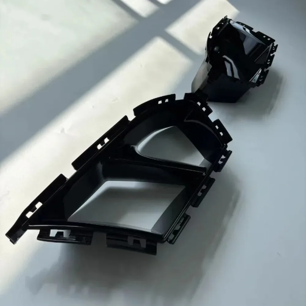 

Para BMW M3 M4 G80 G82 parachoques lantero ventilación aire luz antiniebla embellecedor negro brillante actualización Exter