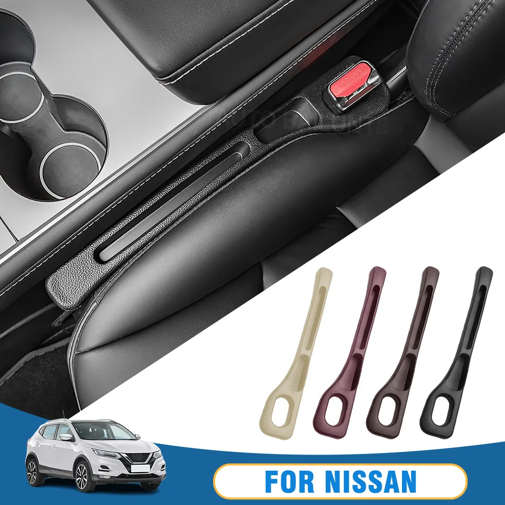 

2Pcs For Nissan X trail T30 T31 T32 Qashqai J10 J11 J12 Car Accessories Seat Gap Plug Strip Side Seam Fill Leak Proof Strips