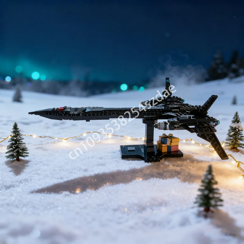 

334pcs MOC X Menned Blackbird Midi Scale Model Building Blocks Construction DIY Creative Christmas Gifts Education Toy Brick