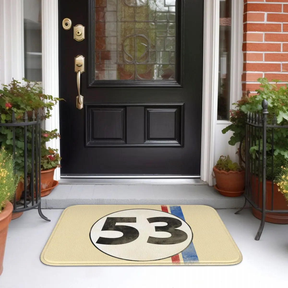 Herbie Number  Doormat Kitchen Entrance Home Floor Mat Non-slip Carpet Rug for Living room Footpad Mats