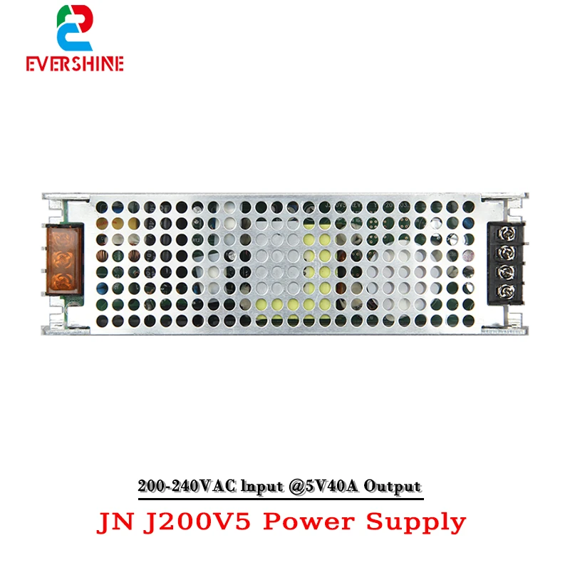 

Custom LED Full Color Display Power Supply G-energy tiny J200V5 Output DC5V 40A 200W Input Voltage 200-240VAC Small And Durable