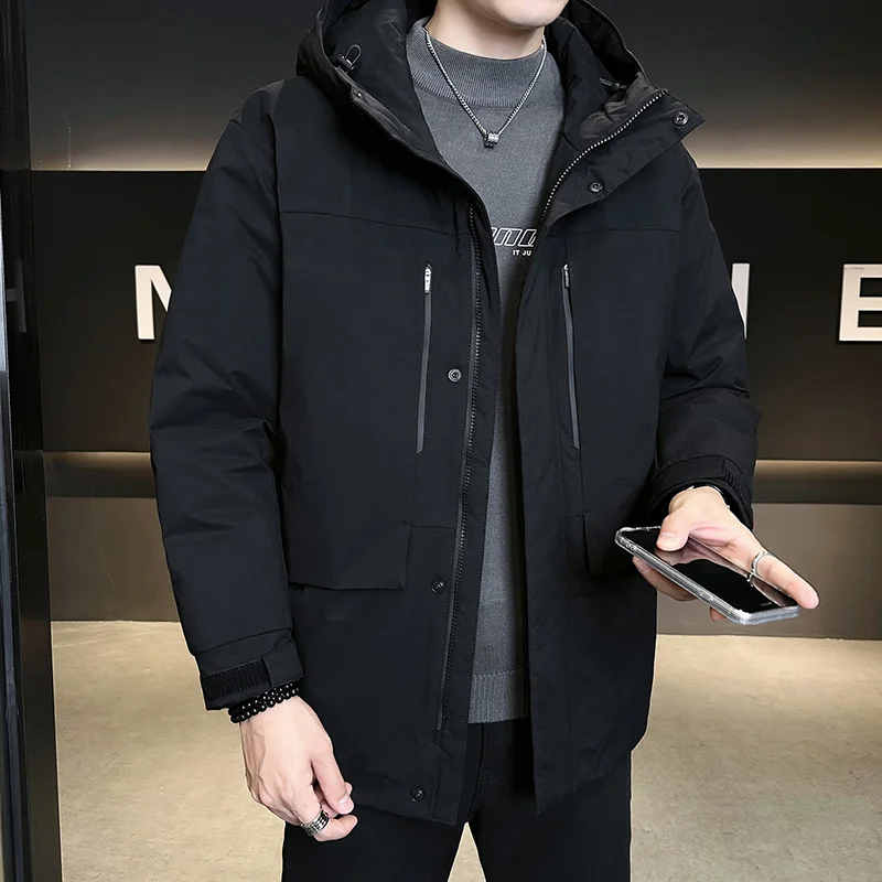 Hiking Jacket for Men Couple Outfits  Windproof and Waterproof Jacket Sporty Style Coat Mountaineering Suit Winter Down Jacket