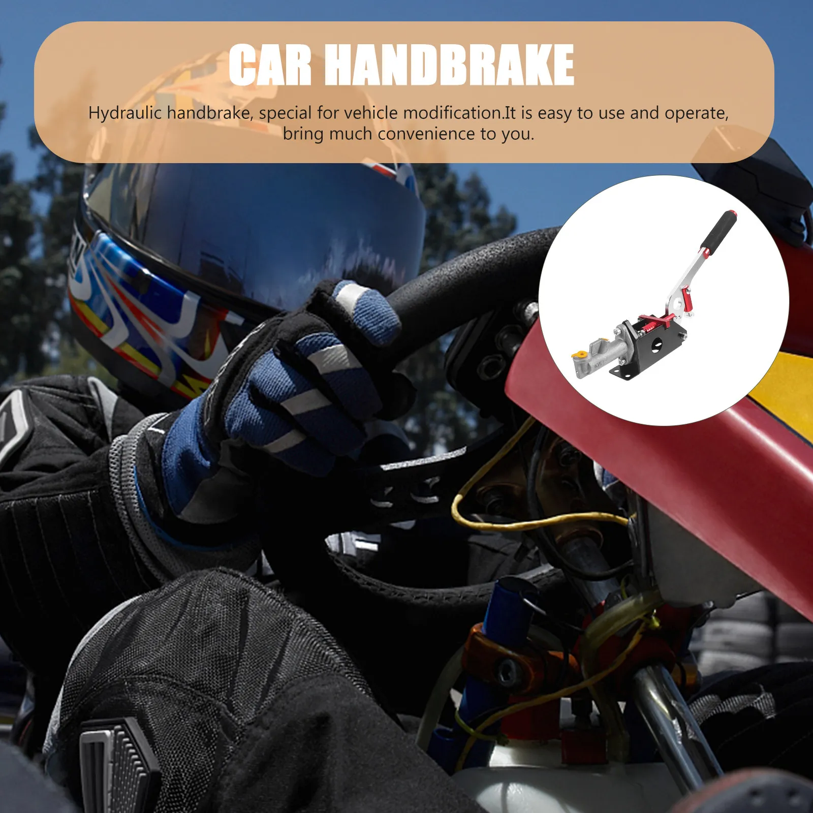 

1Pcs Hydraulic Handbrake Car Hand Brake Racing Drift Universal Aluminum Brake Handle Kit Car Modification Supplies