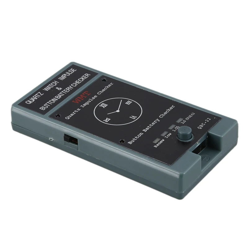 Profissional Portátil Botão Battery Meter, Cell Voltage Current Quartz Tester, Assista a detecção, Assista Ferramentas de Reparo, Acessório