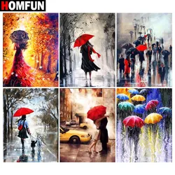 HOMFUN Diamond Painting Full Square/Round Diamond