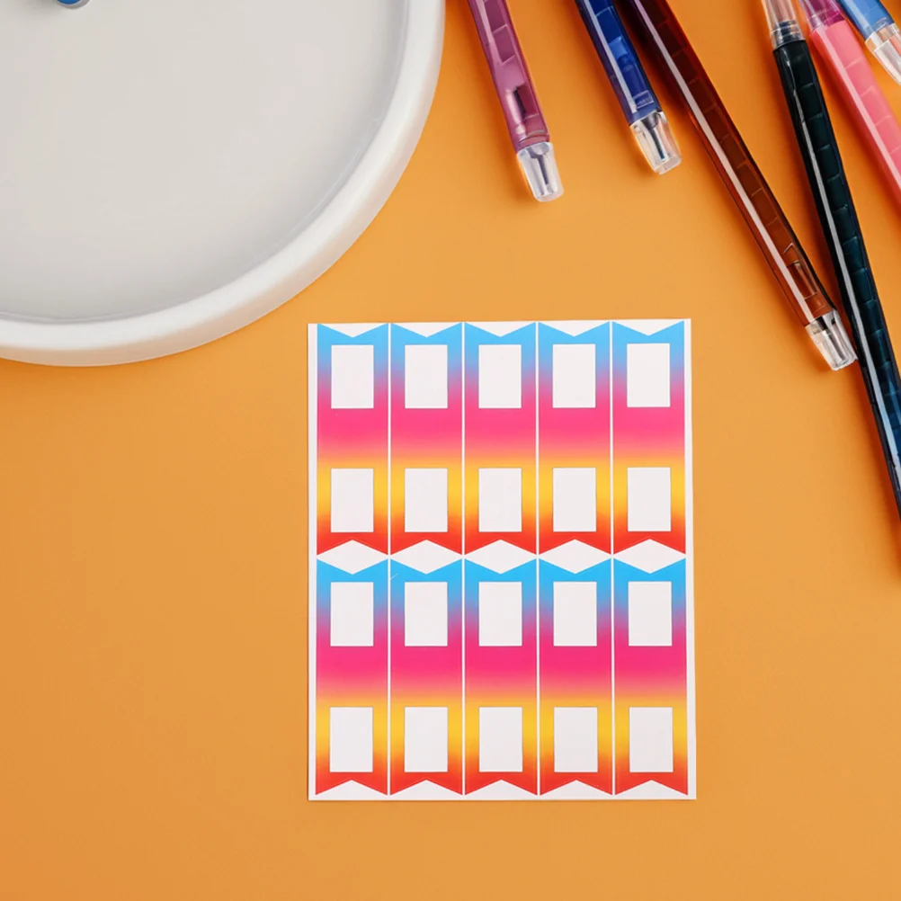 24 ورقة من ملصقات القلم الرصاص اللاصقة القابلة للكتابة، علامات ملصقات قابلة للإزالة لإدارة كابلات المكتب المنزلي في الفصل الدراسي #3