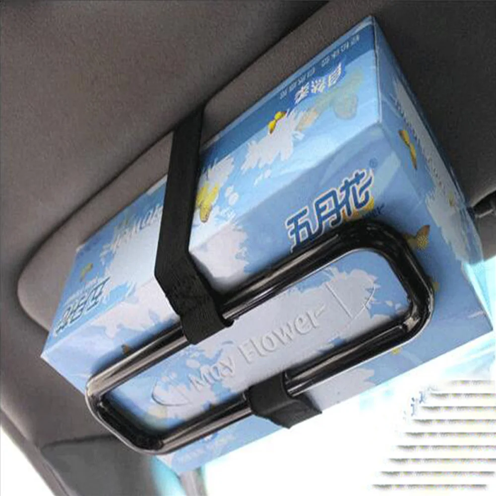 

1pc Car Sun Visor Tissue Holder Car Interior Hanging Tissue Box Holder Car Tissue Holder