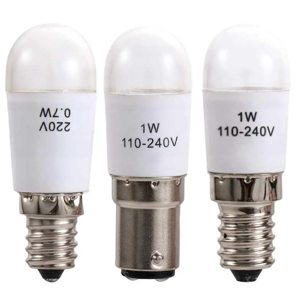 

0.7W 220V E12 E14 BA15D LED Tube Led Universal Screw-In Sewing Supplies LED Light Sewing Lighting Light Bulb