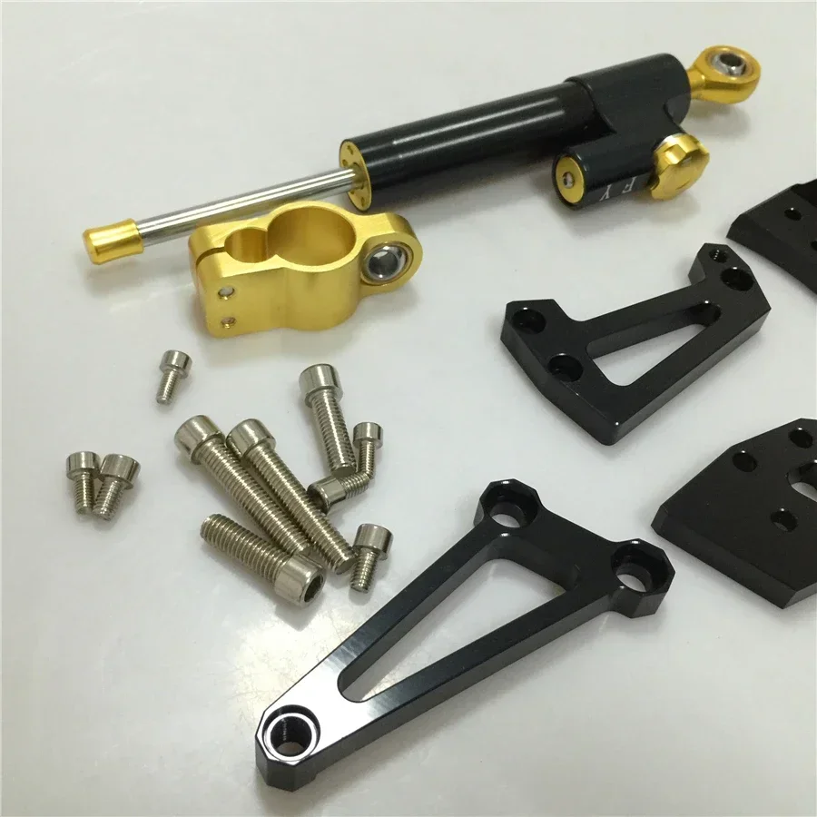 For Kawasaki Motor ER6N ER6F Universal Accessories Steering Damping Buffer Anti-Shake Head Ti-Shaped Balance Damping Rod