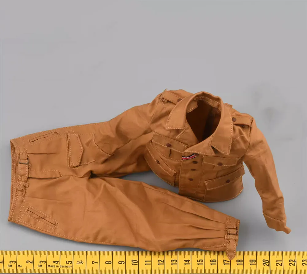 UJINDOU UD9016 Hotel Operation Toys Dress Coat Pant with Medals Waist Y Belt For 12" Action Figure DIY 1/6