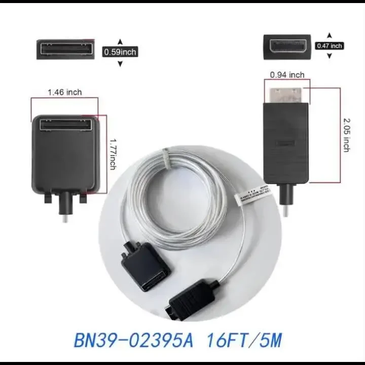 QA75Q7FNQE55Q6FNALQA65Q7FNAK QA75Q7FNAKXXL is for 5m One Connect cable Compatible with Samsung BN39-02395A Brand New