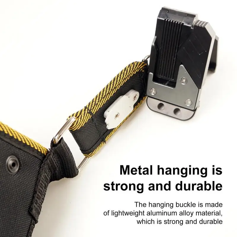 Tool Waist Bag Waterproof Small Tool Bag Woodworking Pouch Carpenter Waist Pockets Construction Organizers With Quick Release