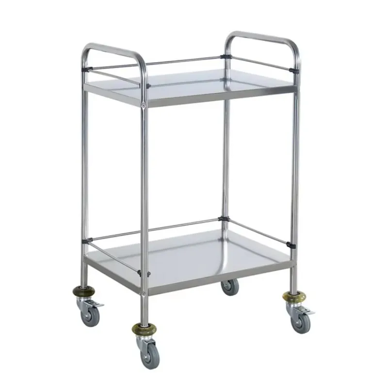 

Metal stainless steel equipment, trolley portable, wheels grade 2 stainless steel, hospital instrument trolley