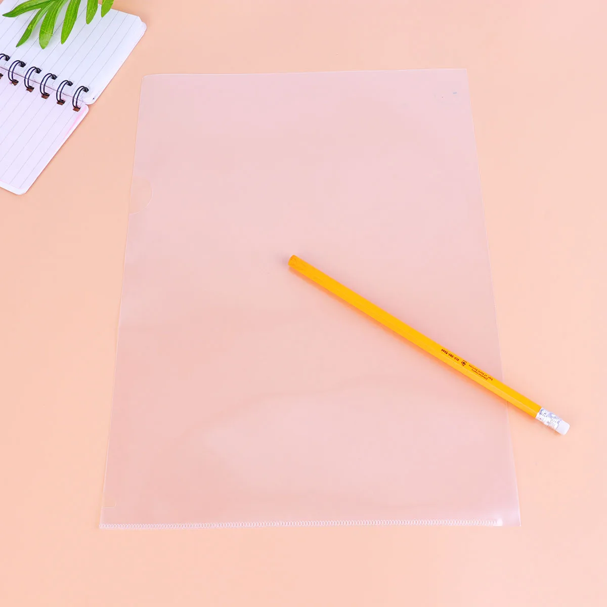 

20 Pcs Document Folder A4 Practical Document Folder Transparent File Folders Office School Supplies Moisture Resistant