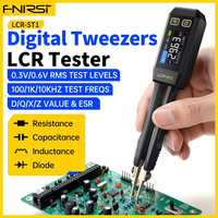 FNIRSI LCR-ST1 Smart Tweezer LCR SMD ESR Tester Resistance Capacitance Inductance Continuity Diode Test Auto Multimeter Tools