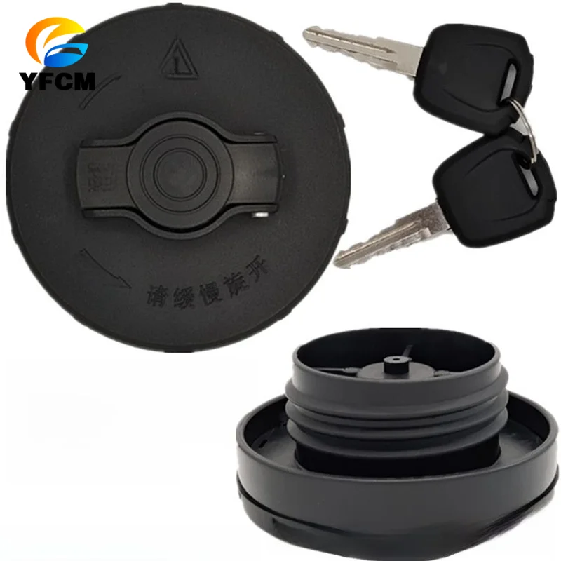 1pcs Excavator Parts Large Thread Fuel Tank Cap for Foton M4 Jieyun S5 Aoling 170 Kangrui Times Ruiwo RC2 Oumark