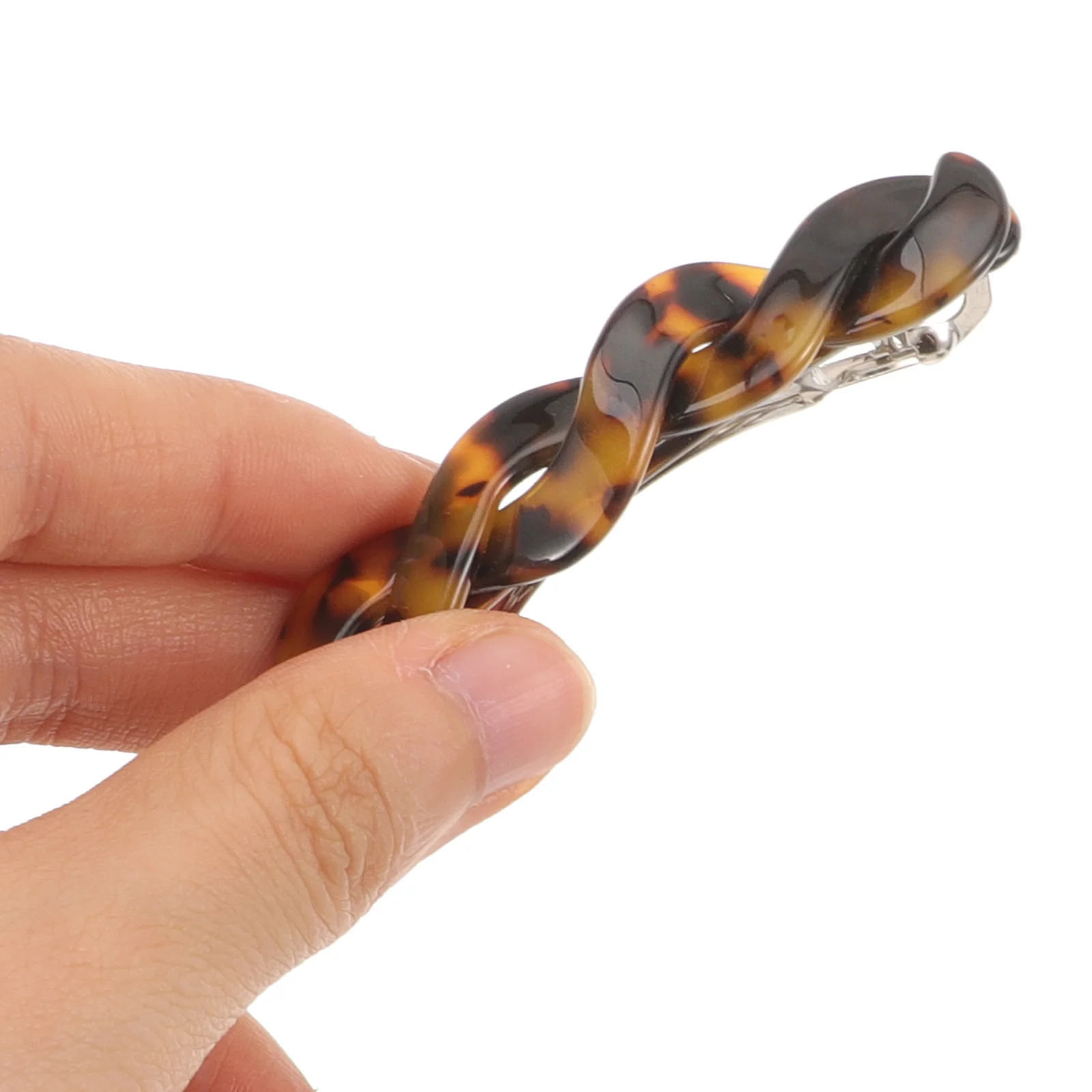 

2 pcs Twist Hair Clips Elegant Snap Barrettes For Women Small Hair Accessories Party Wedding Daily Use Durable Hold