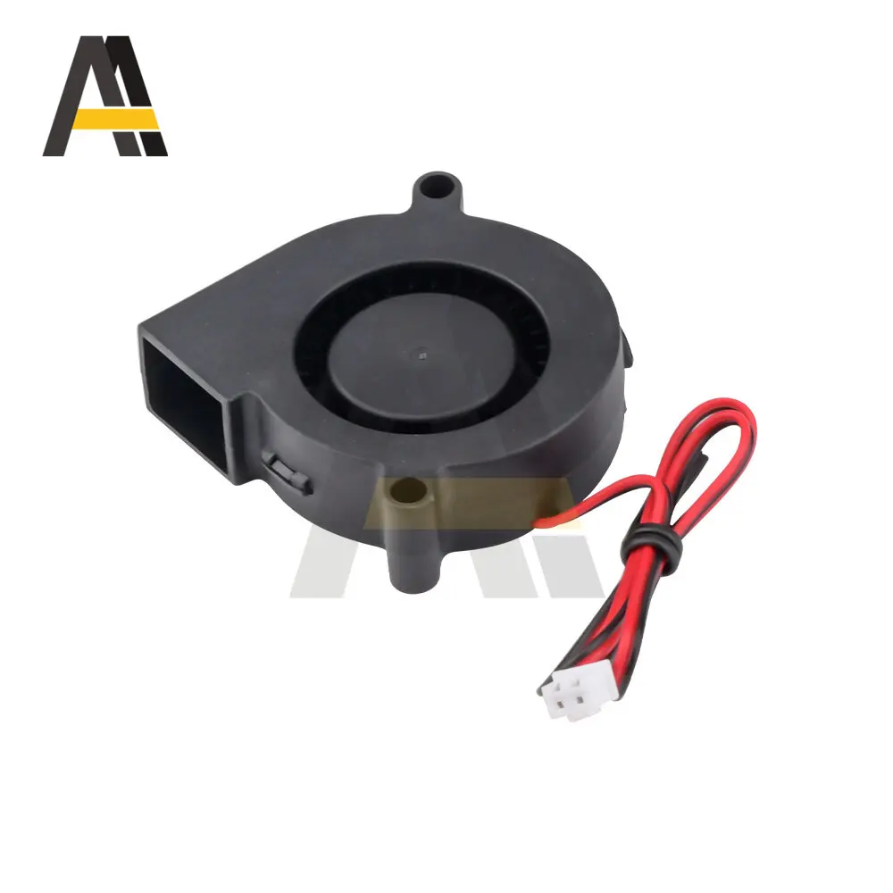 DC5015 Brushless Turbo DC Fan 5V 12V 24V Cooler Blower Part Silent Fan With XH2.54-2Pin For 3D Printer Accessories Extruder