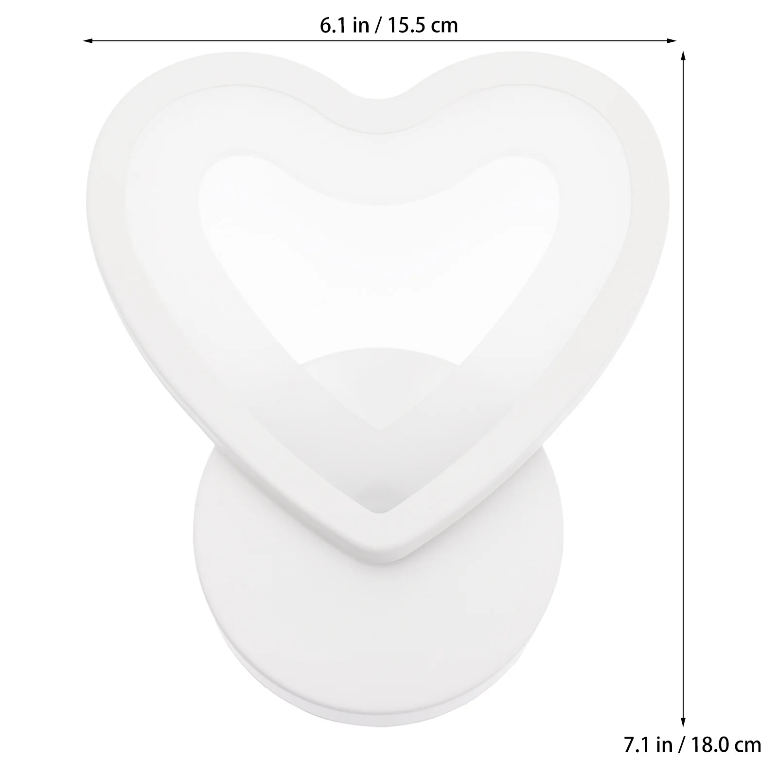 

Wall Light Nordic Style Heart Shaped Background Lamp For Bedroom Living Room Hotel Corridor Decoration Atmosphere Wall