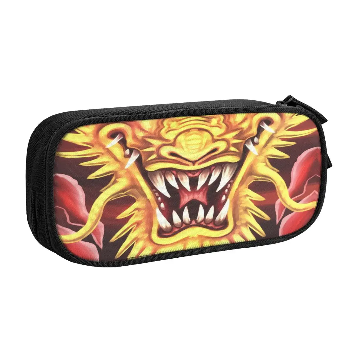 Custom Dragon Of Kansai Cute Pencil Case Girl Boy Large Capacity Mythical Monster Pencil Pouch Student School
