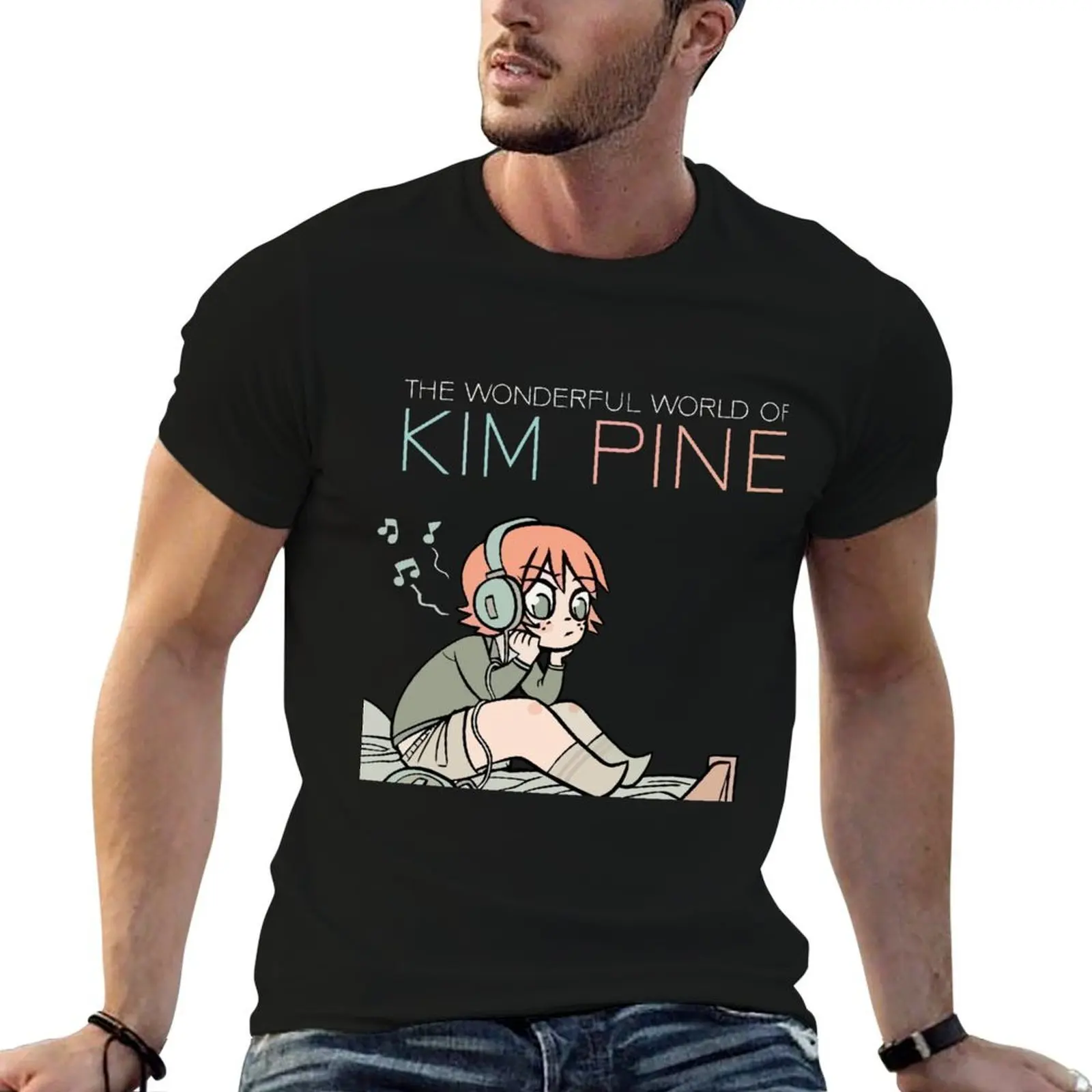 

The Wonderful World of Kim Pine T-Shirt cotton t shirts man 100% man t shirts high quality luxury brand T-Shirt