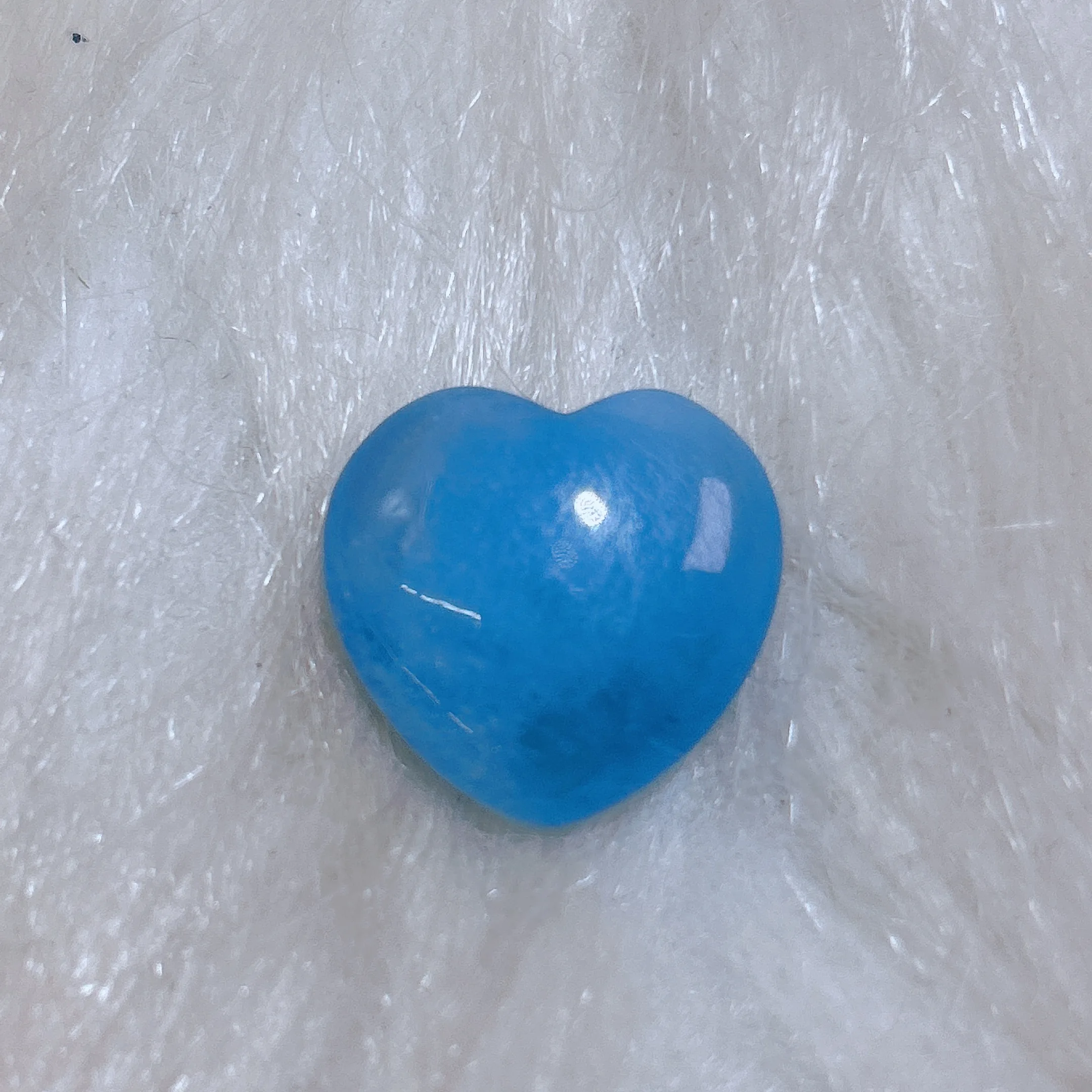 Healing Natural Crystals Blue Aquamarine Mini Heart  Wholesale Gemstones Home Decorations Gift Room Decor Stone Jewelry