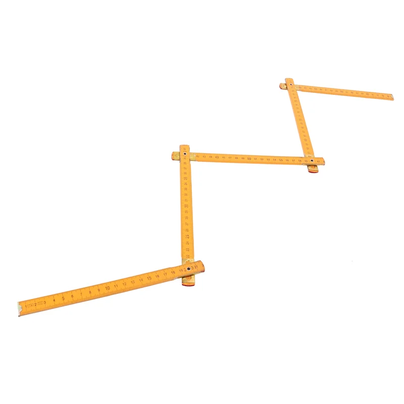 AB47-4X Портативная плотницкая деревянная складная линейка 100 см/39 дюймов