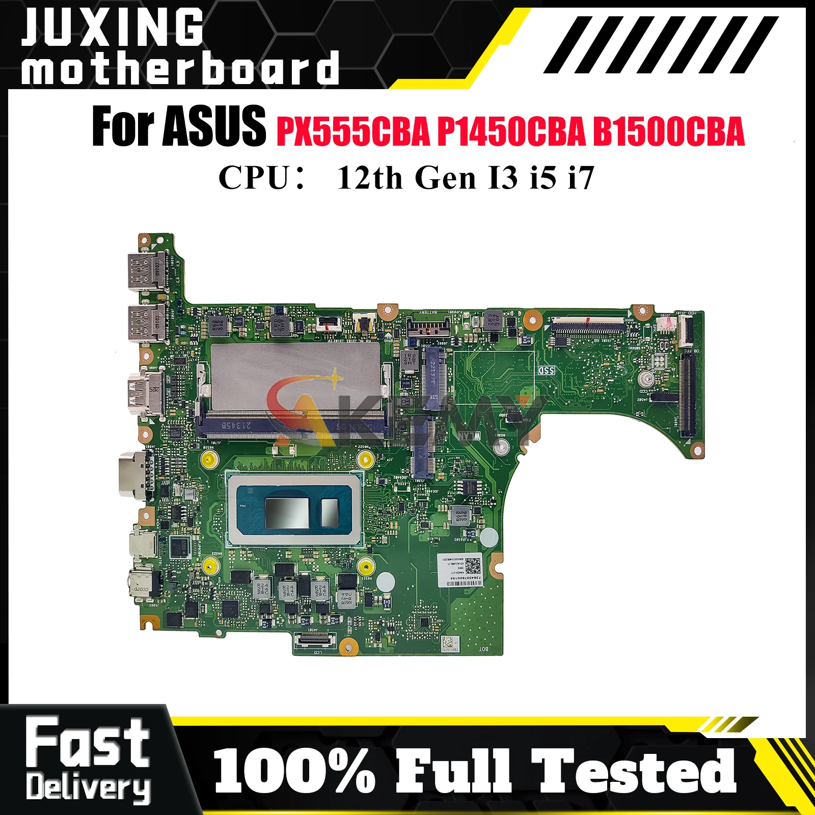 

B1500CBA Laptop Motherboard For ASUS ExpertBook P1450CBA PX555CBA B1500CB B1500CCBA Notebook Mainboard With 12th Gen I3 i5 i7