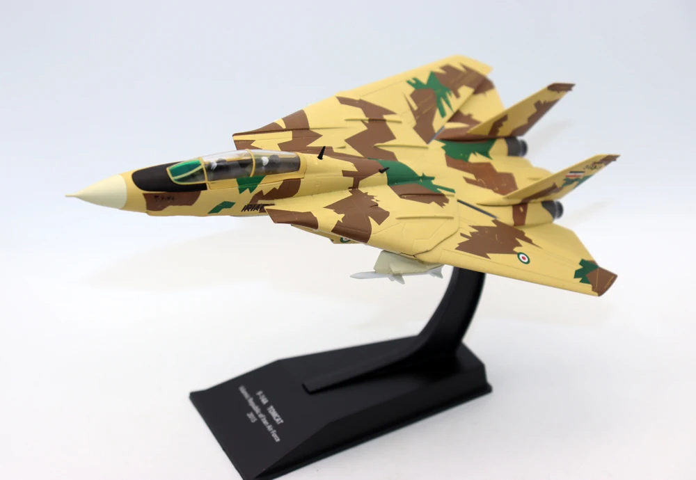 Nouveau 1/100 F-14A TOMagan Iran Air Force 2015 Fighter Diecast et en alliage de plastique modèle d\'avion de simulation pour cadeau de collection