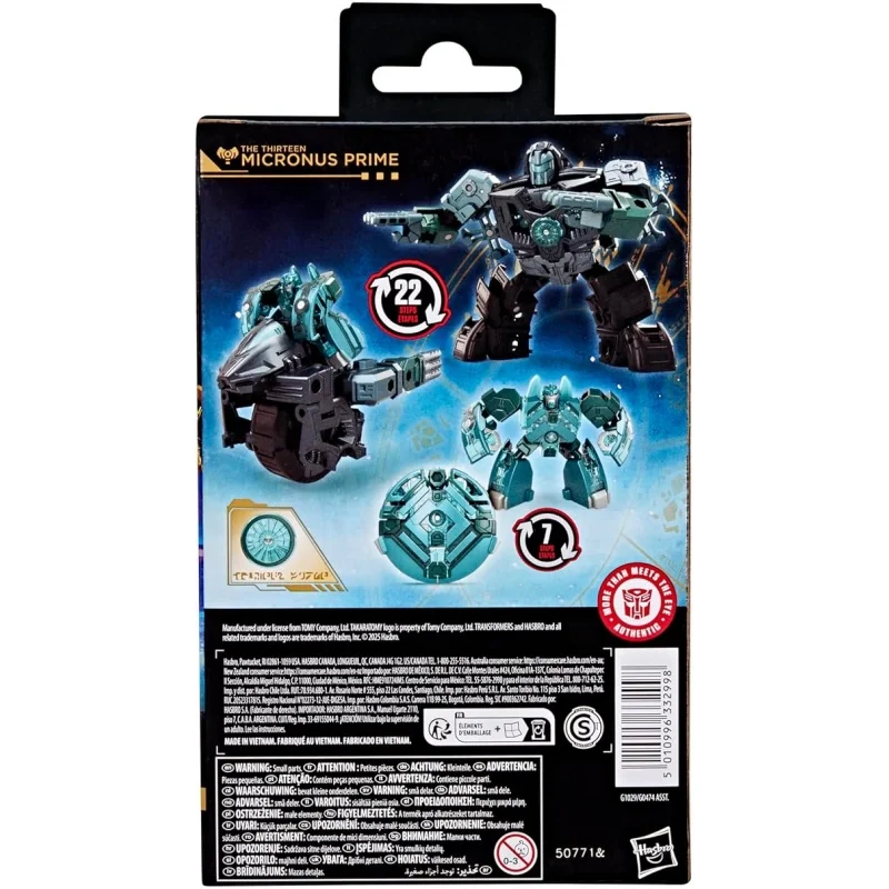 Transformers Toys Age of The Primes Il Tredici Micronus Prime Deluxe Class 5,5 pollici Conversione Action Figure Robot Toy Gift