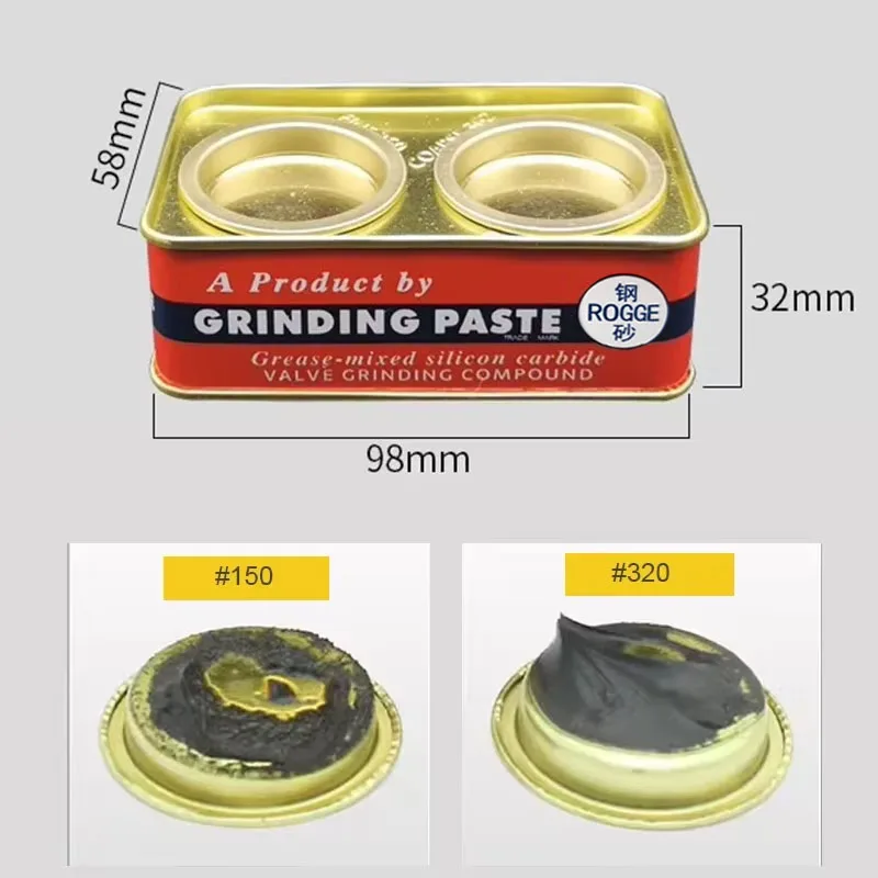 Iron Box Grinding Paste Engine Valve Lapping Compound Coarse Fine Carborundum Polishing Sand 80 180 150 320 for Motorcycle Car image 3