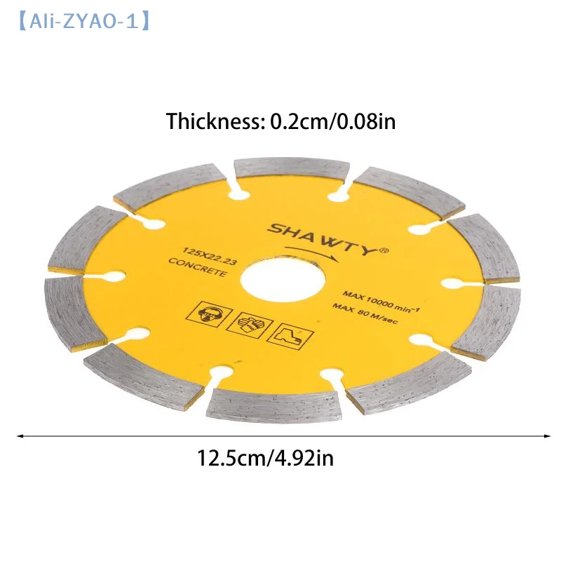 【ZYAO-1】1/2/4 قطعة 125 مللي متر شفرات المنشار القرص شفرة القطع القرص لطاحونة الزوايا قطع الرخام السيراميك الجرانيت الخشب الخرساني