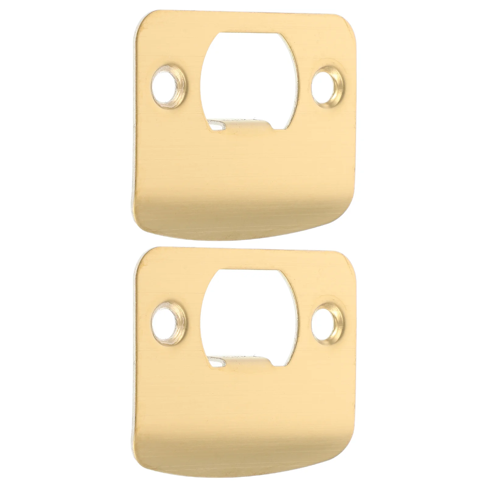 Piastre per porta da 2 pezzi Piastra di copertura per catenaccio in metallo addensato per porte in legno Finitura di rinforzo per porta anteriore