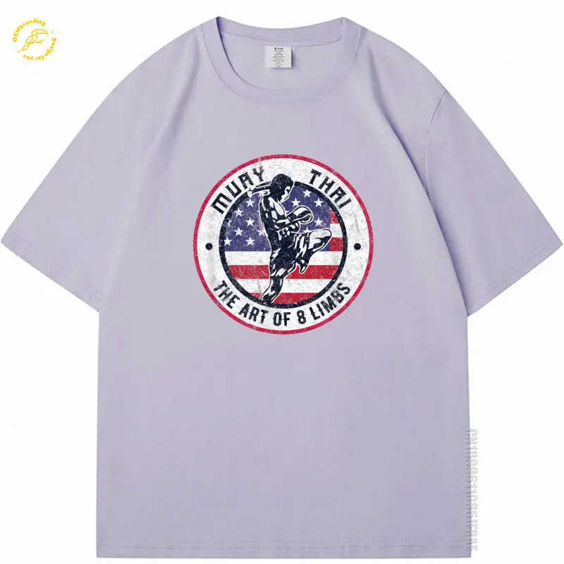 

Vintage Muay Thai Karate Hot Tee Boxin Mixed Martial Arts Oversized T-Shirt Топ Y2K Graphic TShirts Men's T-Shirt Short Sleeve