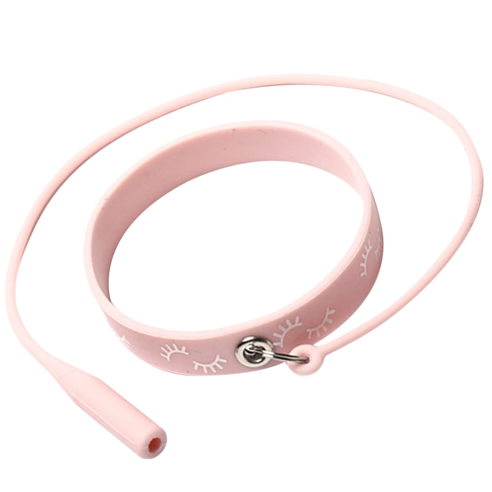 Bracciale in silicone con supporto per pinzetta per estensione ciglia. Elegante braccialetto multifunzionale antiscivolo, confortevole e durevole