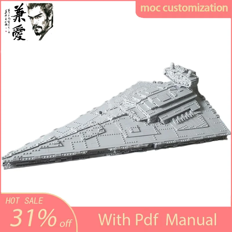 5683PCS MOC Imperial II-class Destroyer The Corruptor  Model Building Block Creative Assembly Educational Bricks Toys Kid Gift