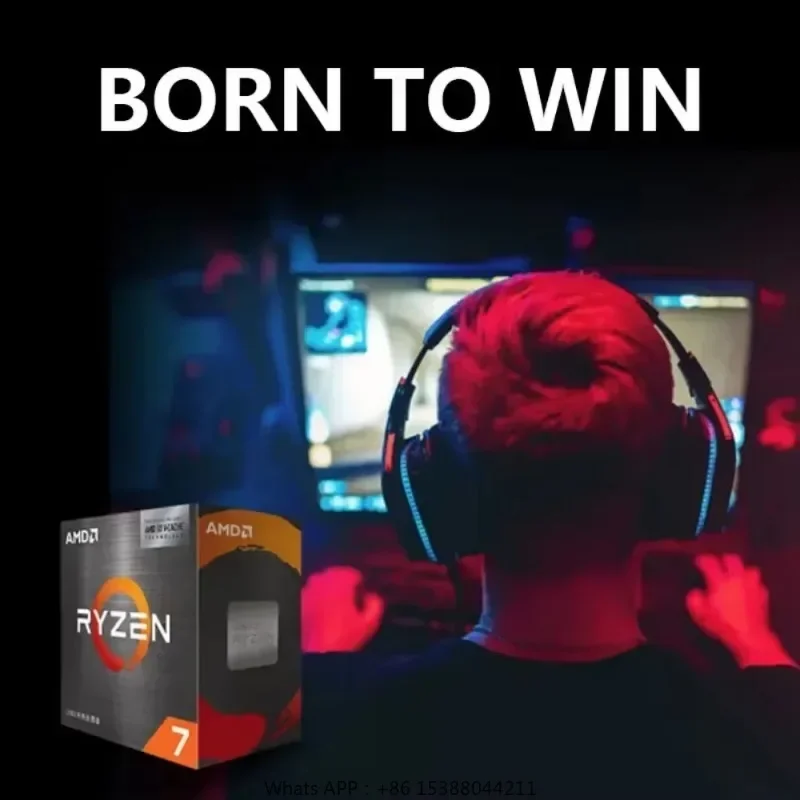 معالج وحدة المعالجة المركزية AMD Ryzen 7 5800X3D R7 3.4 جيجا هرتز 8 نوى 16 خيط 7NM L3=96M 100- 000000651 المقبس AM4 99new مفكك #4