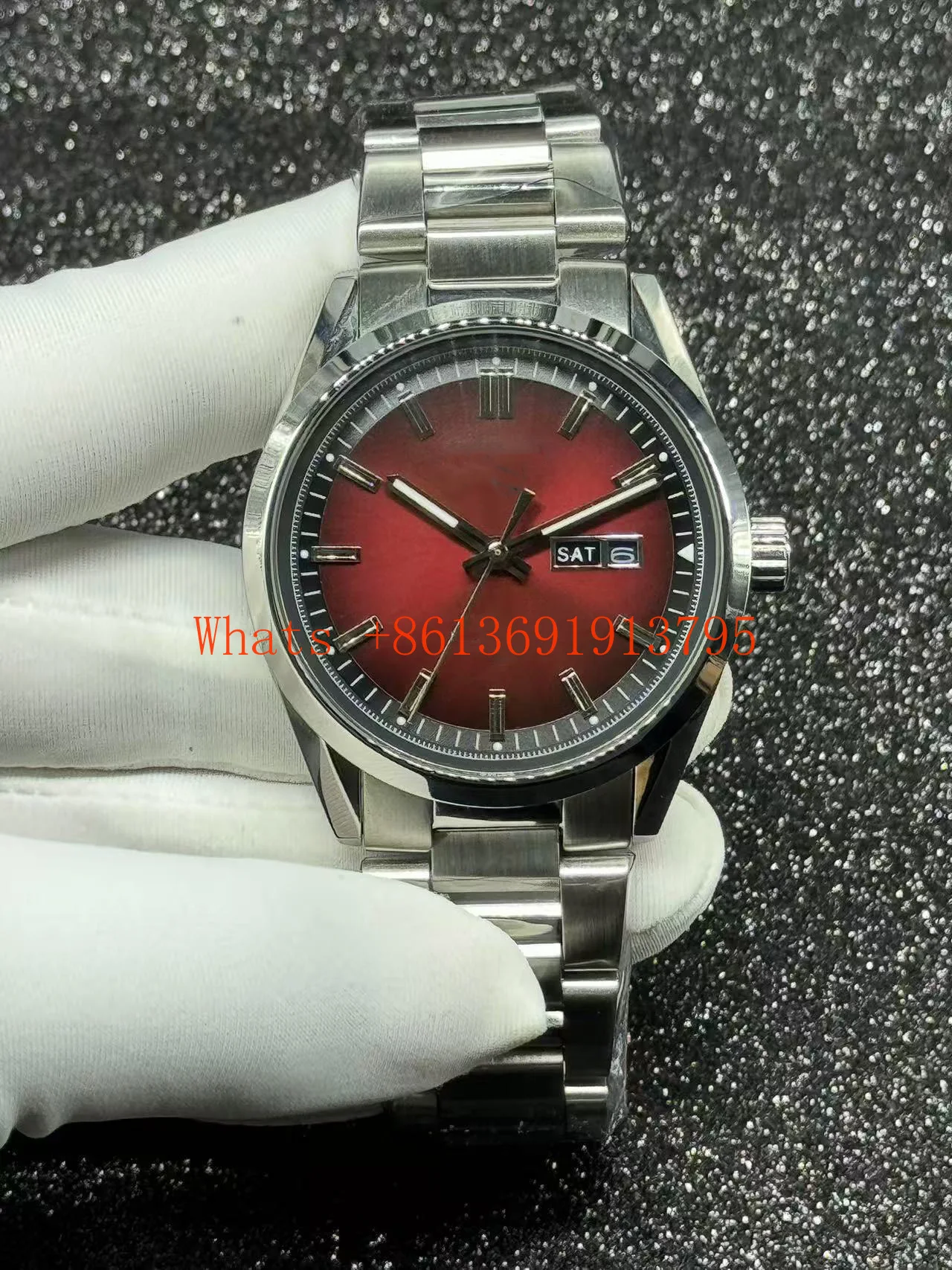 Luxe merk Super Clone 904L roestvrijstalen automatisch mechanisch sport herenhorloge Roestvrijstalen horloge met volledige kalender