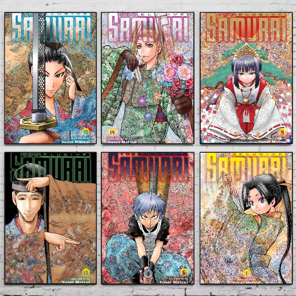 

Japanese Anime The E-Elusive Samurai High-Quality Posters Aesthetic Wall Painting Stickers For Dormitory And Living Room Decor